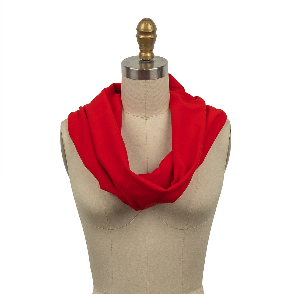 Tubular Cotton Jersey - True Red - Joann Fabrics