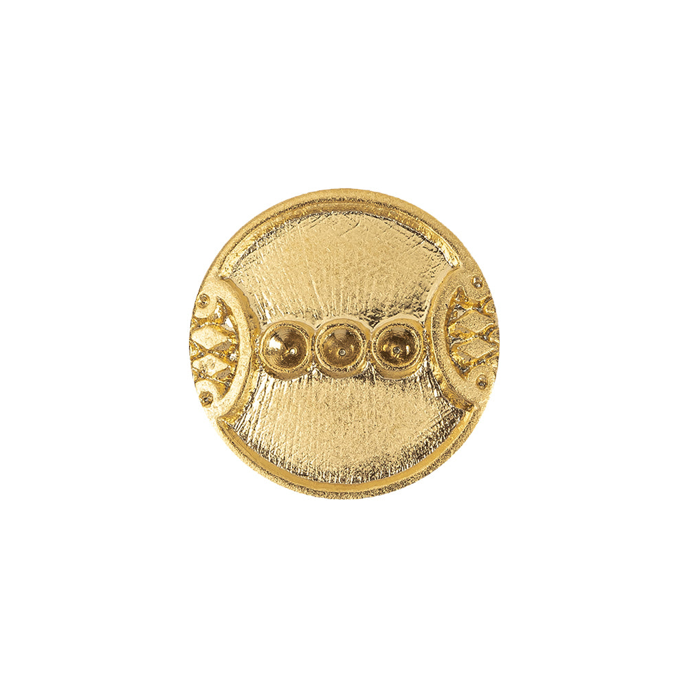 Gold Ornate Plastic Shank Back Button - 30L/19mm - Joann Fabrics