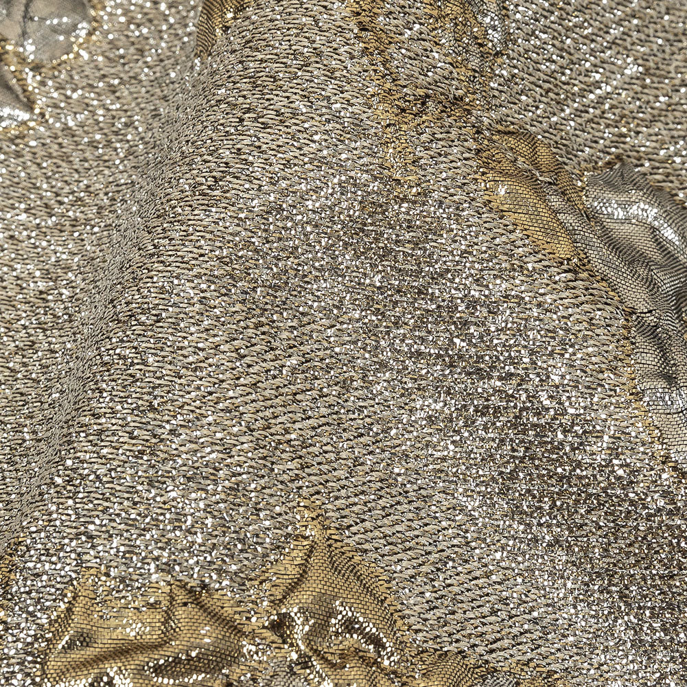 Metallic Silver and Gold Floral Luxury Brocade - Joann Fabrics