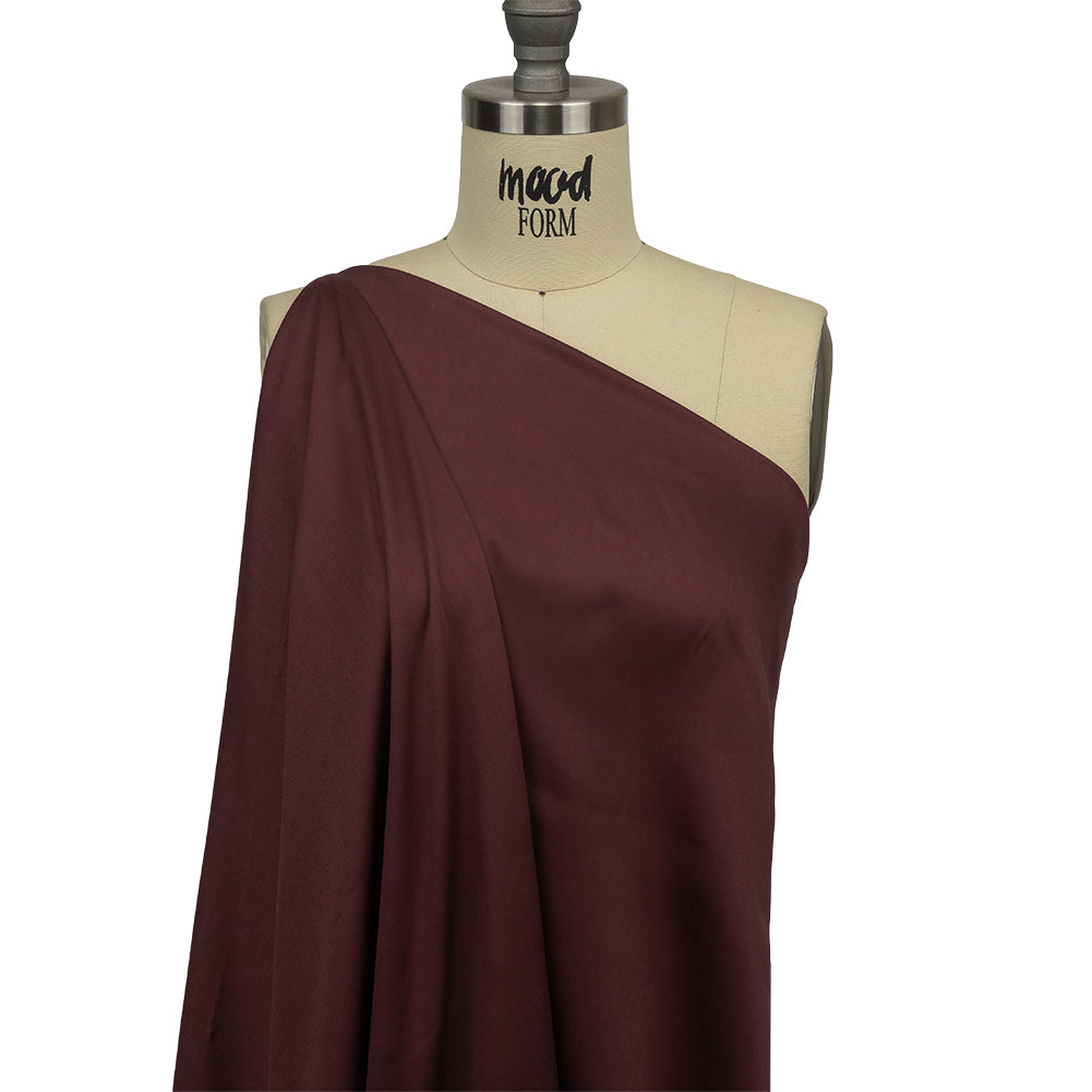 Rayon Challis - Burgundy - Mood Exclusive Vivian Collection - Joann Fabrics