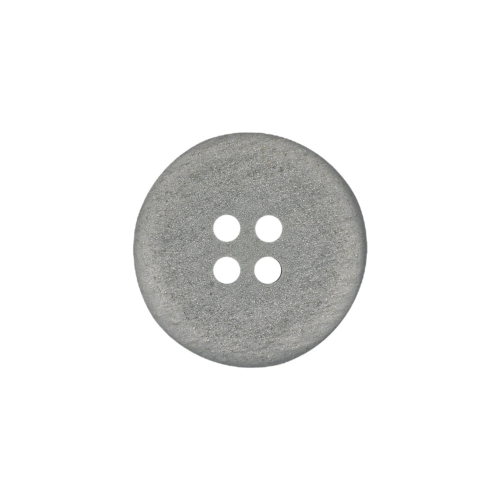 Italian Matte Gray Metal-look 4-Hole Plastic Button - 32L/20mm - Joann Fabrics