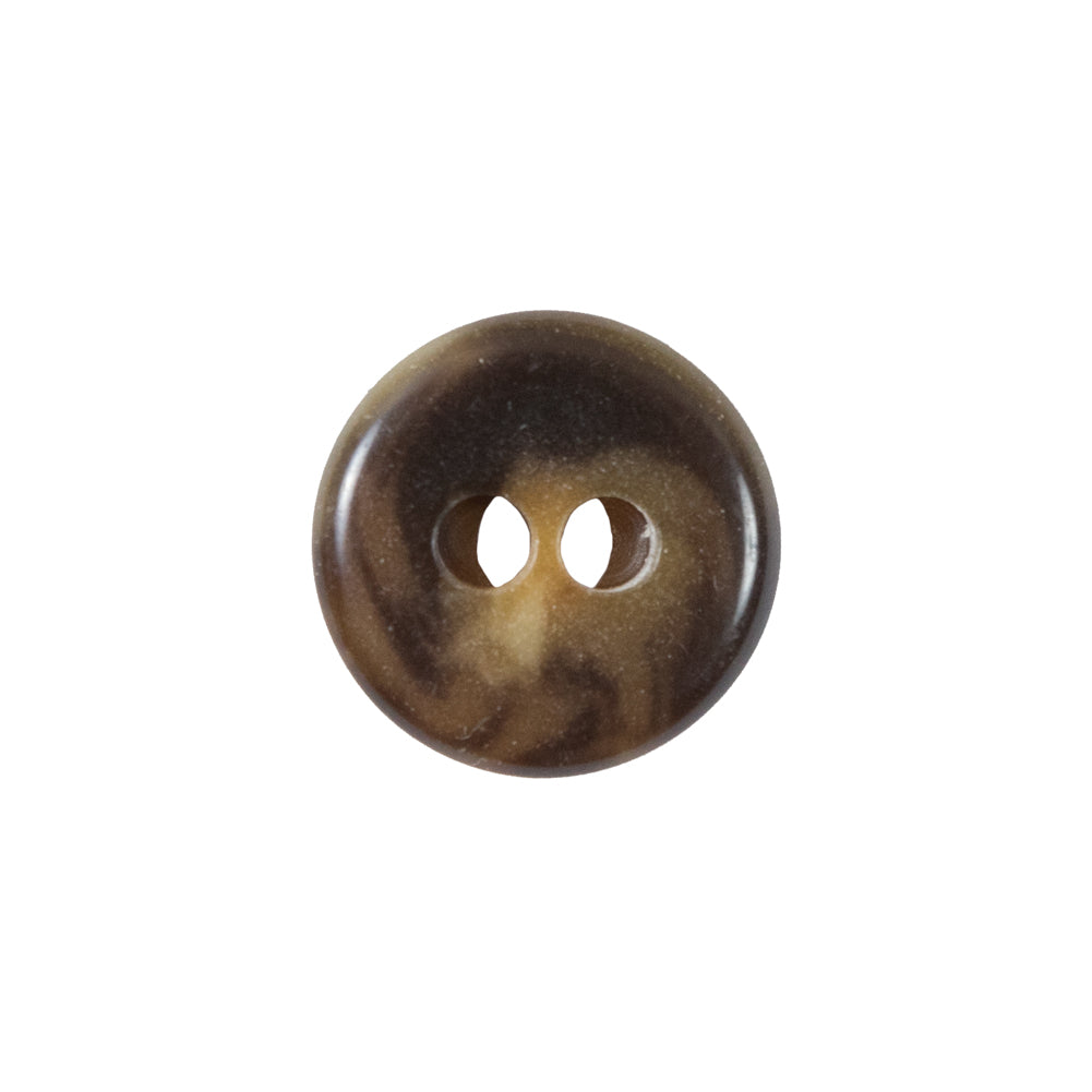 Brown and Beige Plastic Button - 28L/18mm - Joann Fabrics