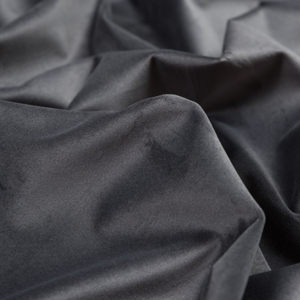 Ultra Soft Polyester Velvet - Slate - British Imported - Joann Fabrics