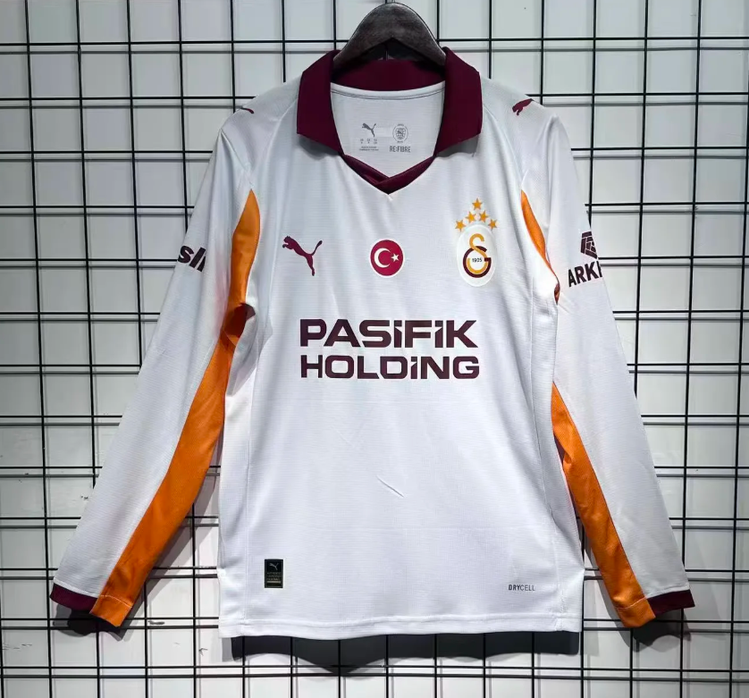 2025/2026 Long Sleeve Galatasaray Away Football Shirt 1:1 Thai Quality