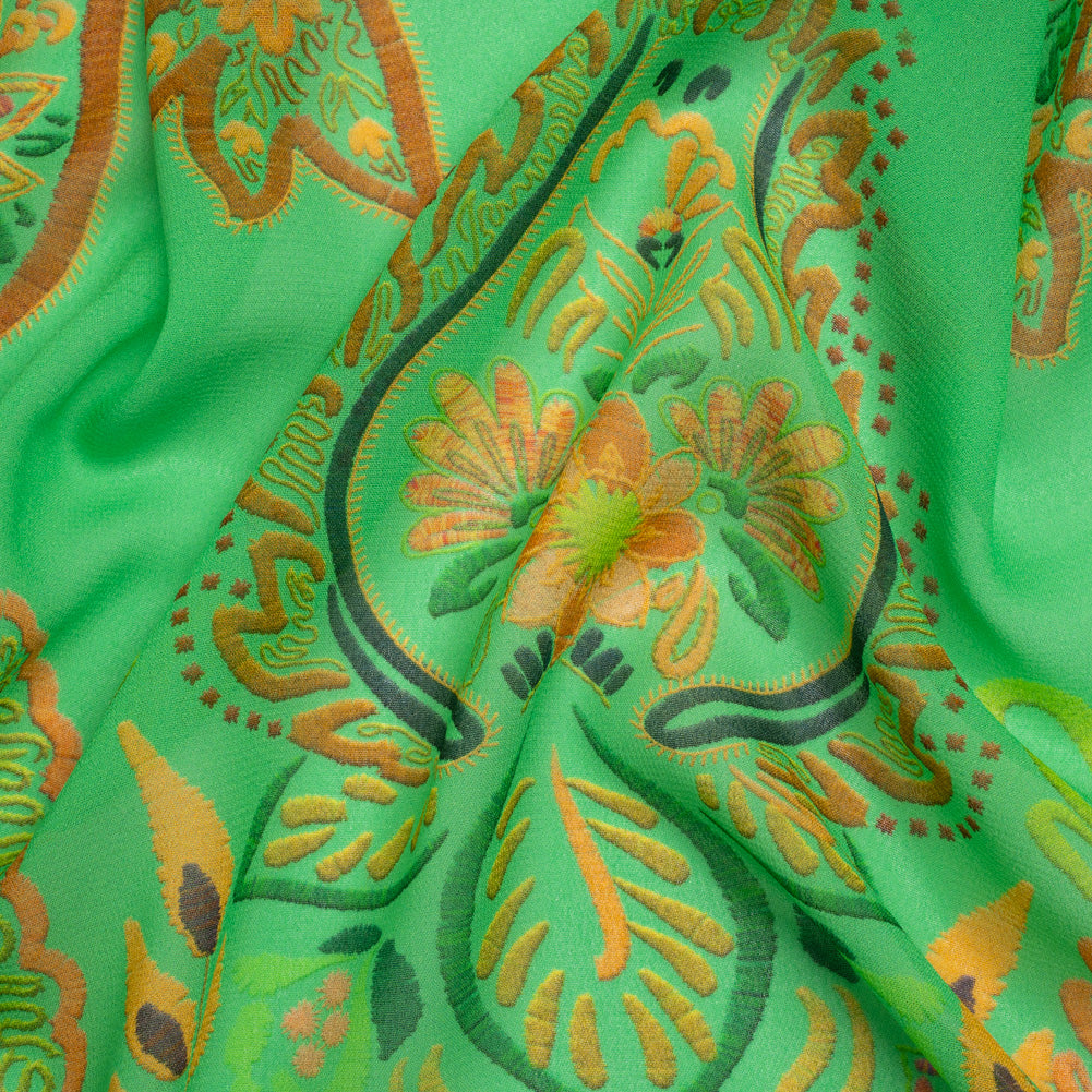 Mood Exclusive Dark Mint Scented Sights Viscose Georgette - Joann Fabrics