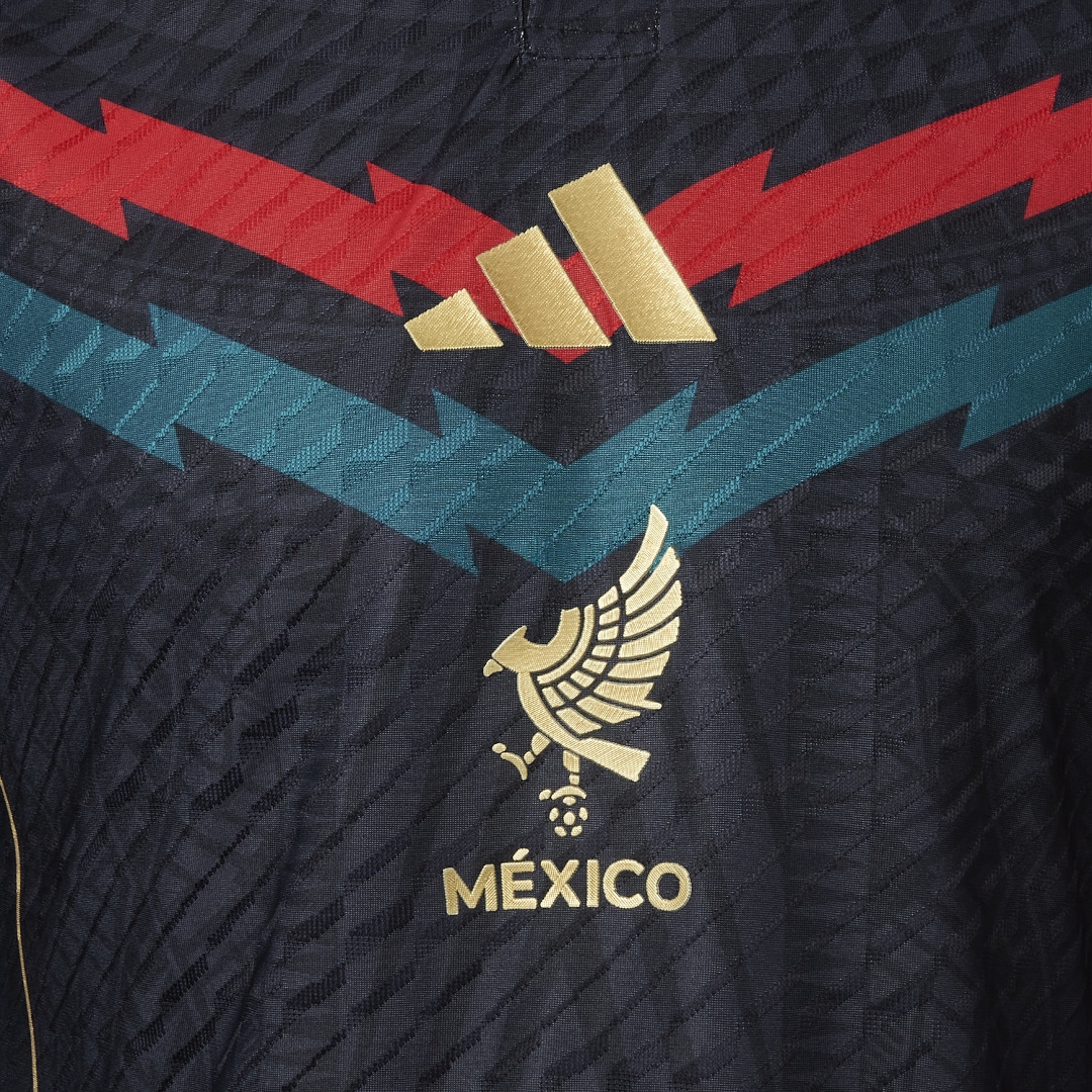 Mexico 25-26 Red And Green Chest Lines Special Jersey - Player Version - UnitedFutballJersey