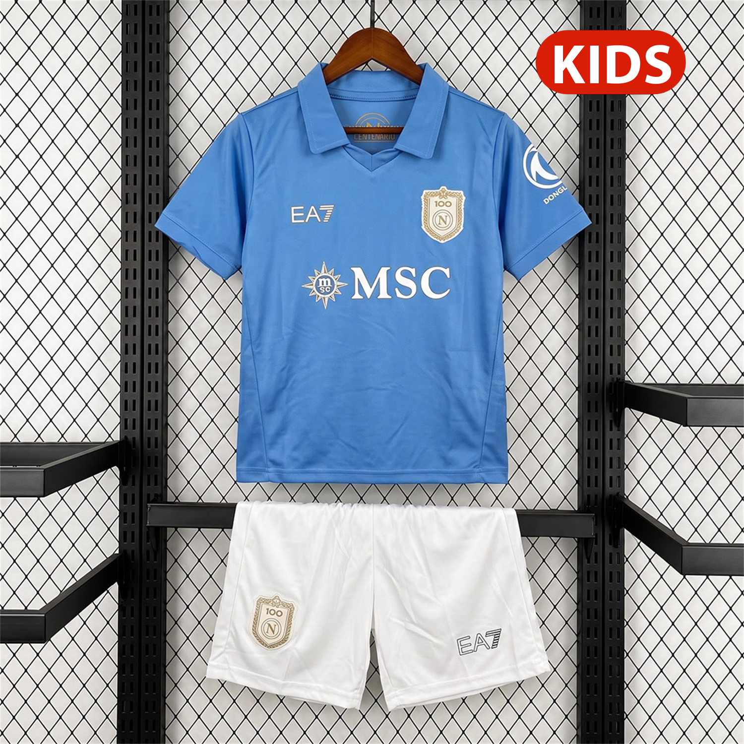Napoli 26-27 Home Kids Kit - UnitedFutballJersey
