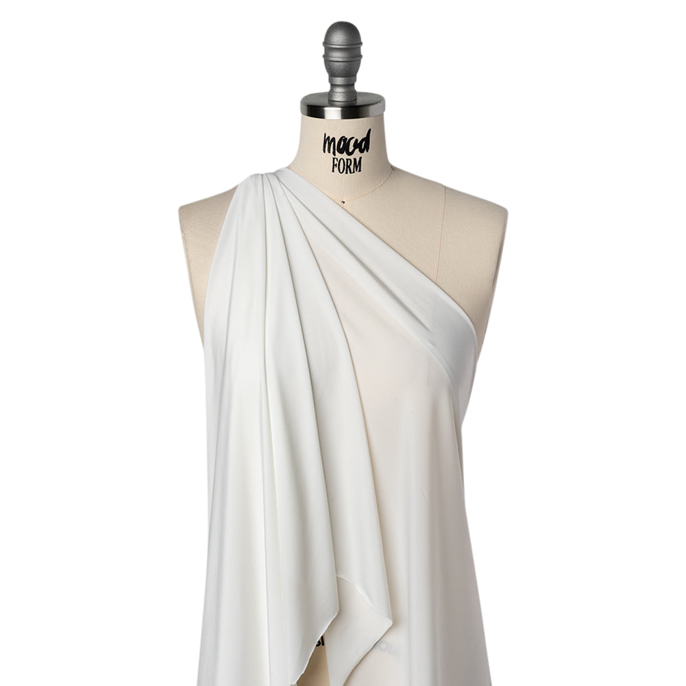 Stretch Polyester Jersey - Coconut White - Famous Australian Designer Deadstock - Joann Fabrics