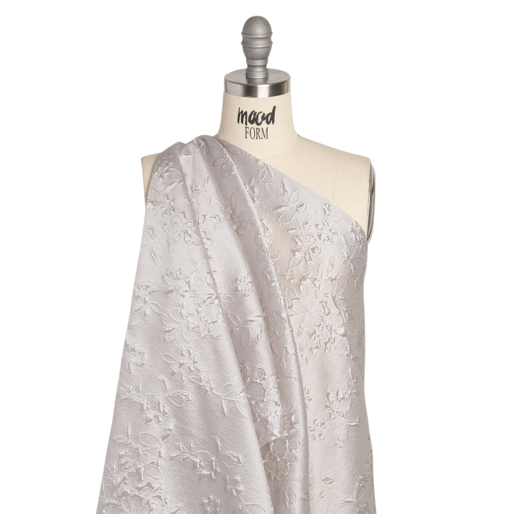 Luminous Gray Garden Party Lightweight Luxury Brocade - Joann Fabrics