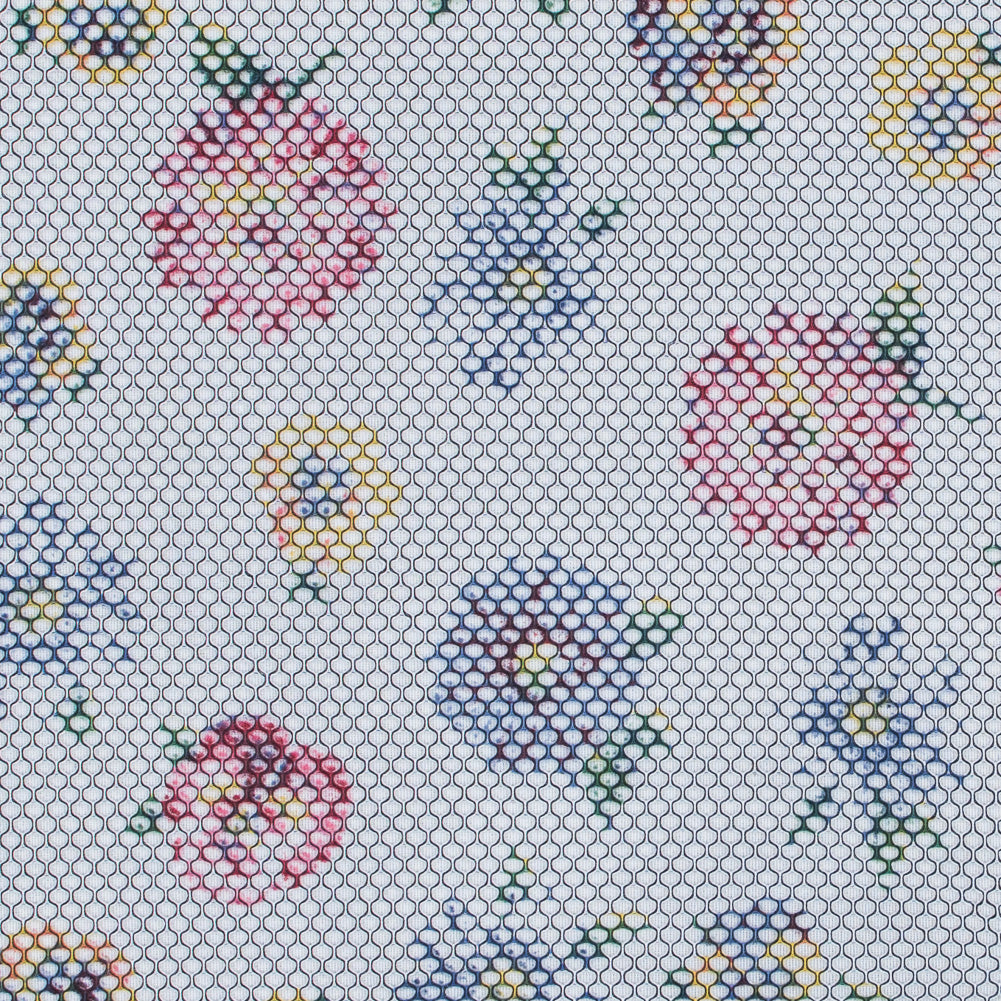 Multicolor Floral Printed Wonder Mesh - Joann Fabrics