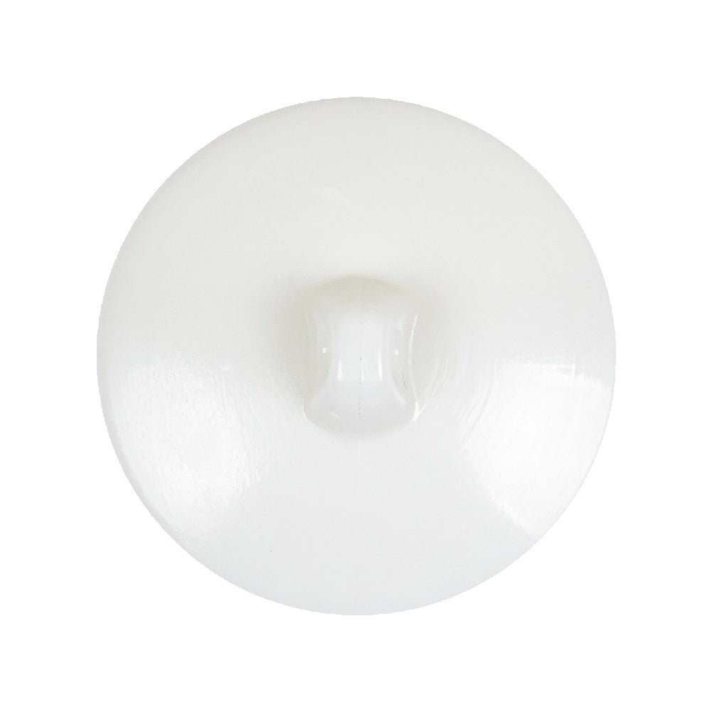 Italian White Concave Floral Molded Shank Back Plastic Button - 44L/28mm - Joann Fabrics