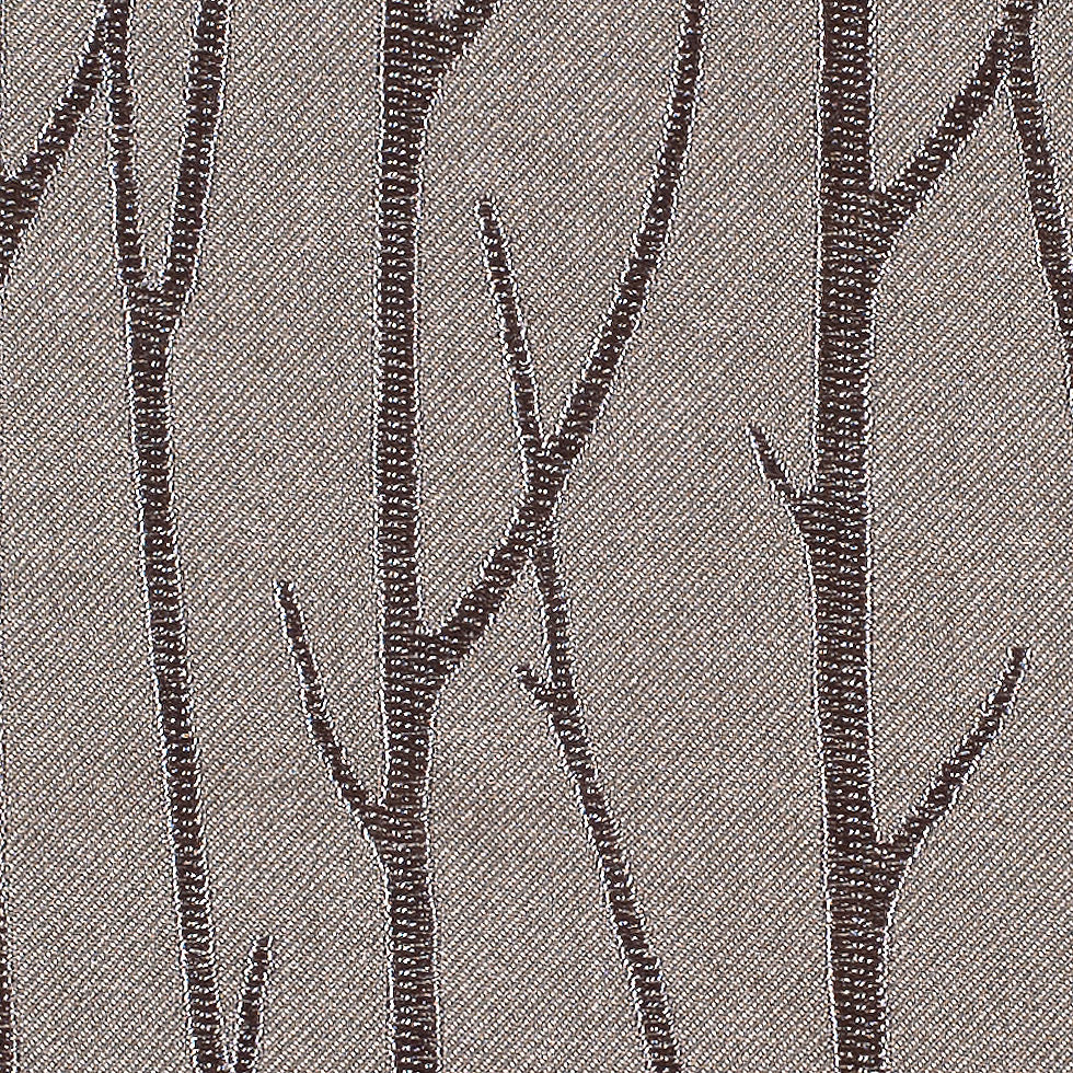 Coffee Embroidered Trees 