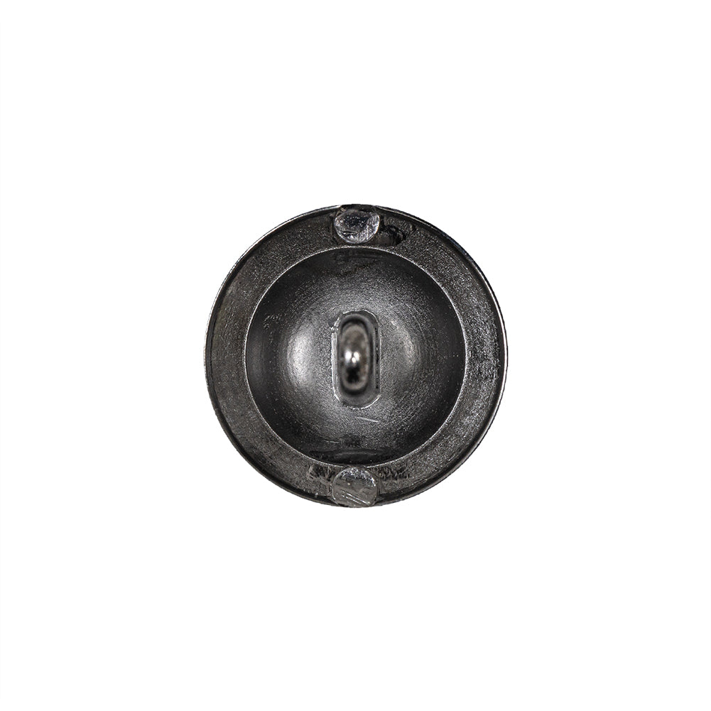 Gunmetal Dome-Shaped Metal Shank Back Button - 28L/18mm - Joann Fabrics