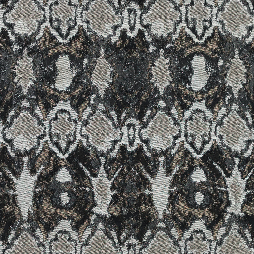 Gray and Beige Abstract Jacquard - Joann Fabrics