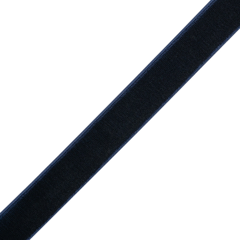 Stretch Velvet Ribbon Trim Made in Italy - 0.625