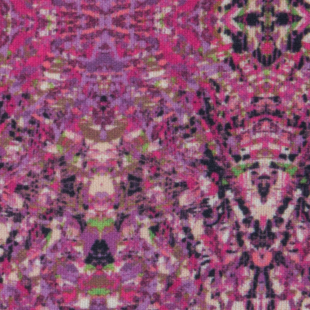 Italian Pink Kaleidoscopic Digitally Printed Stretch Polyester - Joann Fabrics