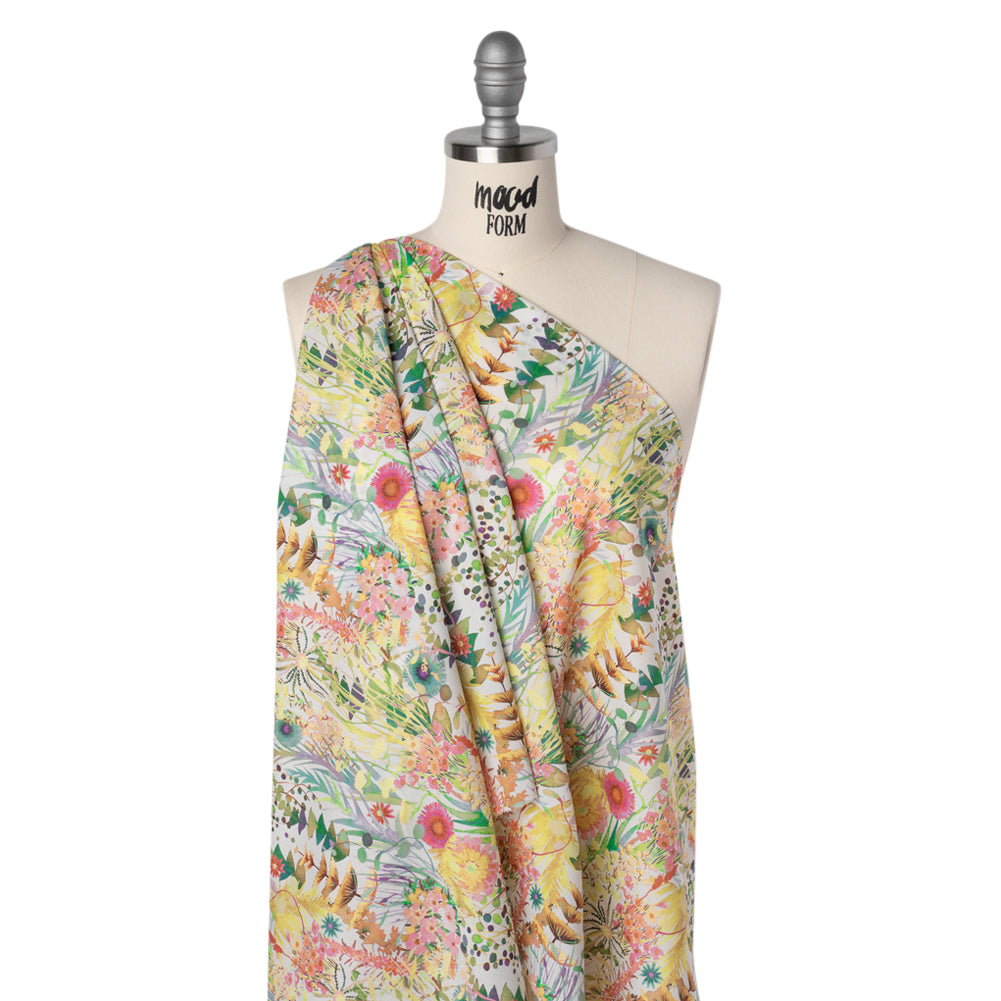 Liberty Fabrics Tana Lawn® - Tresco Multi Pastel - Yellow, Light Green and Baby Pink Painted Floral - Joann Fabrics