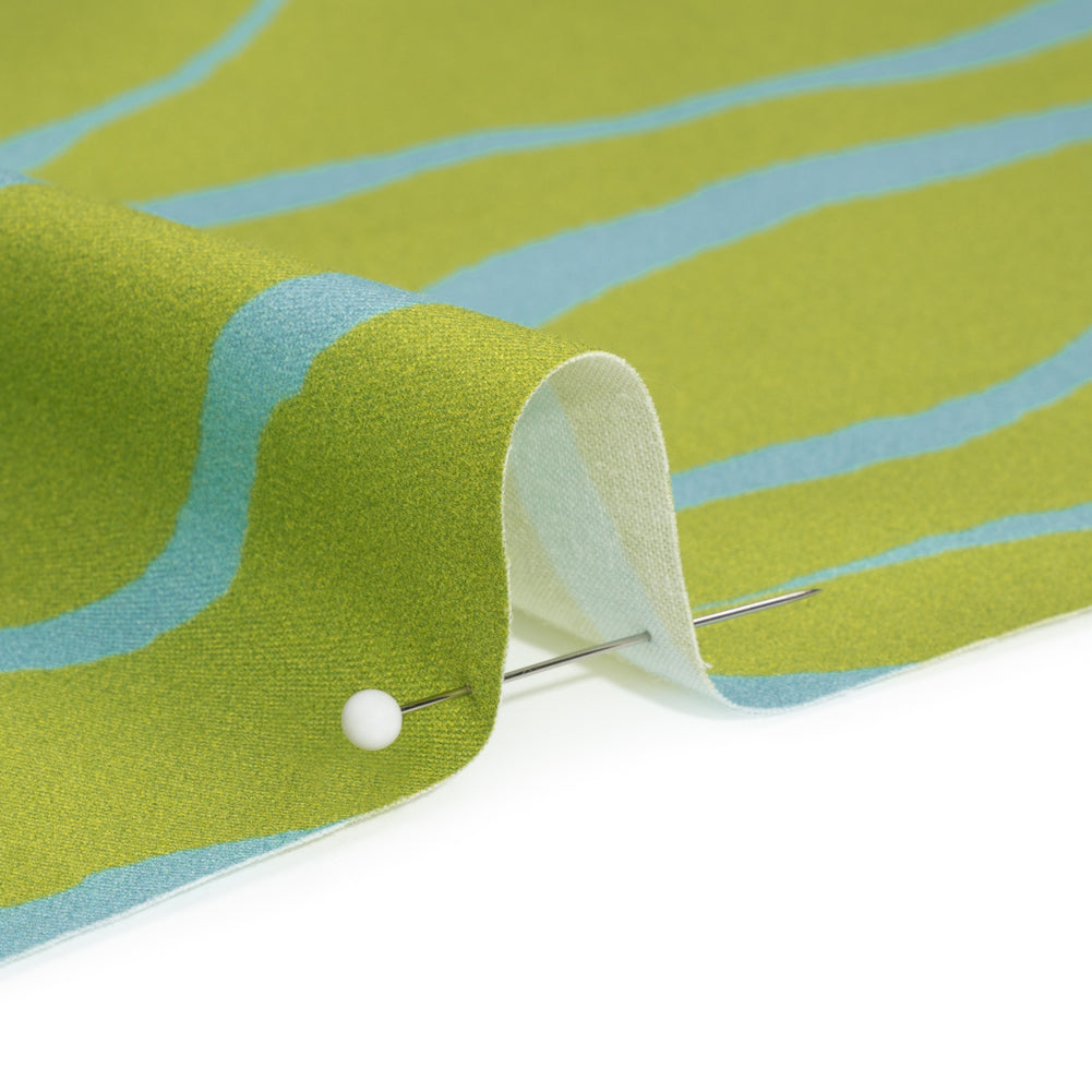 Mood Exclusive Green Funky Feline Stretch Brushed Cotton Twill - Joann Fabrics
