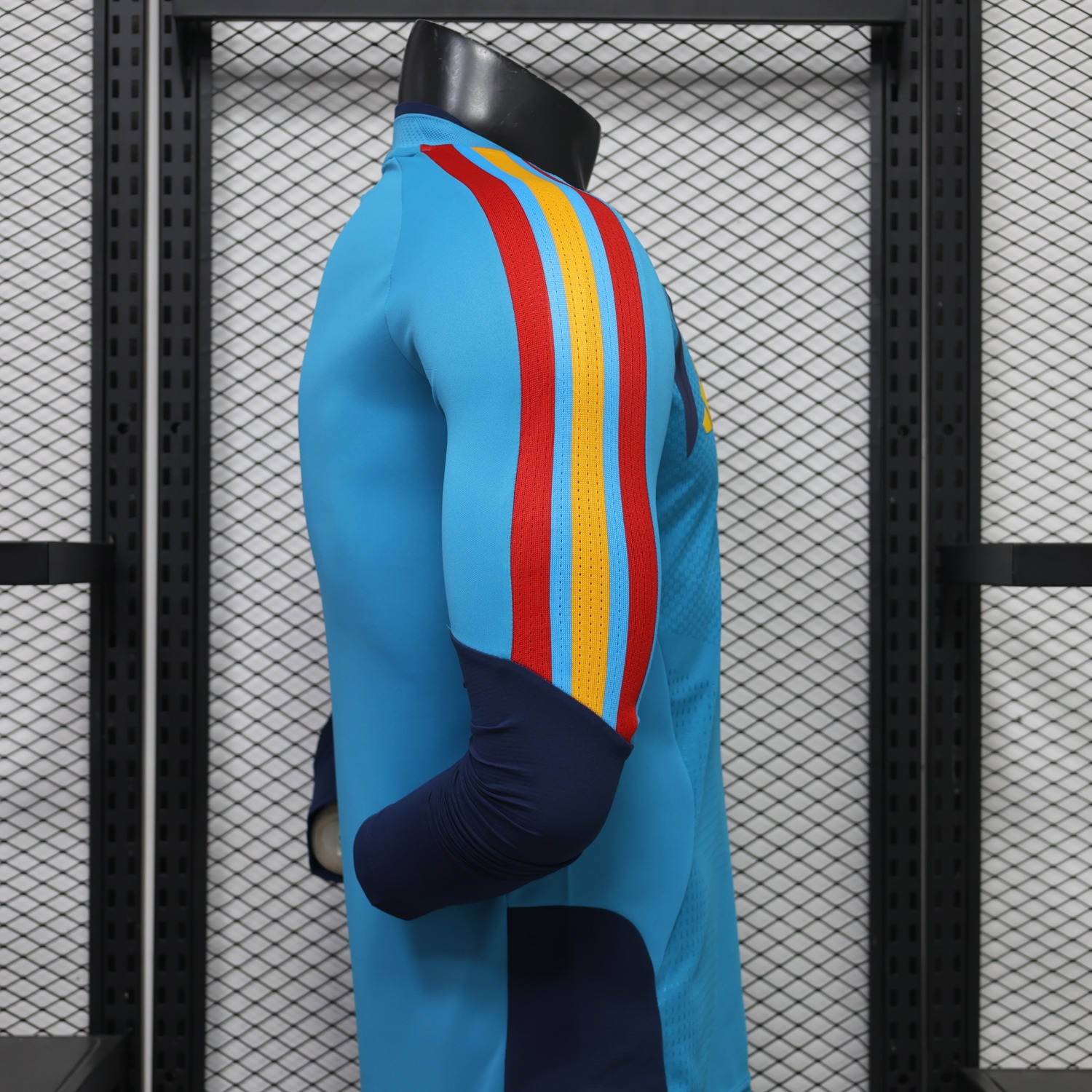 Spain 2026 Light Blue Long Sleeves Training Jersey - Player Version - UnitedFutballJersey