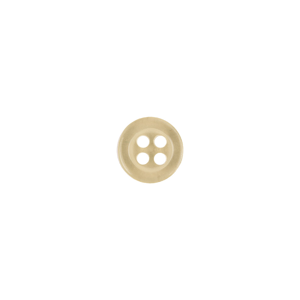 Translucent Beige Tire Rimmed 4-Hole Blouse Button - 13L/8mm - Joann Fabrics