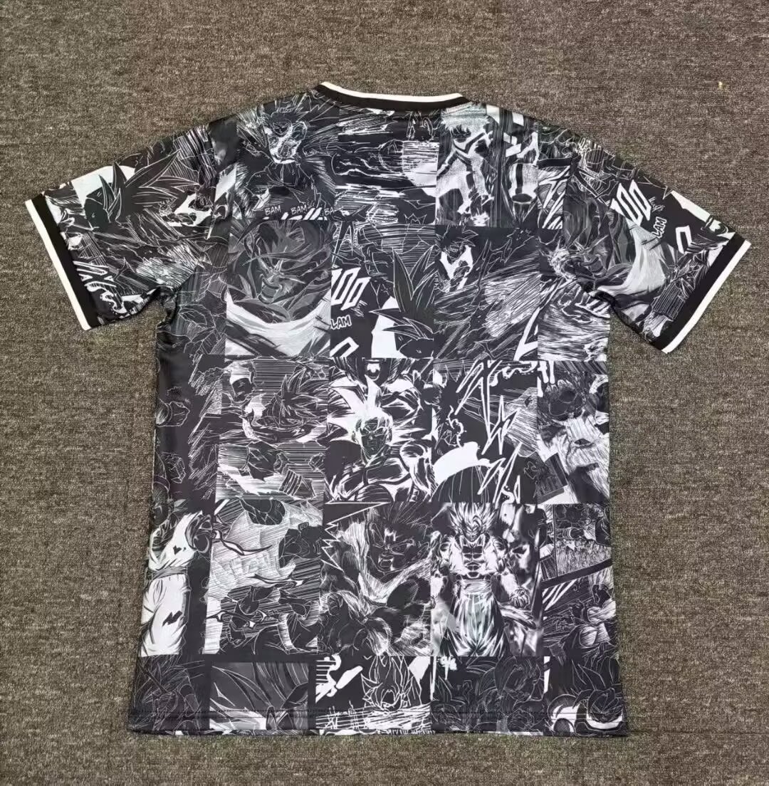 2025/2026 Japan White Saiyan Black Football Jersey 1:1 Thai quality