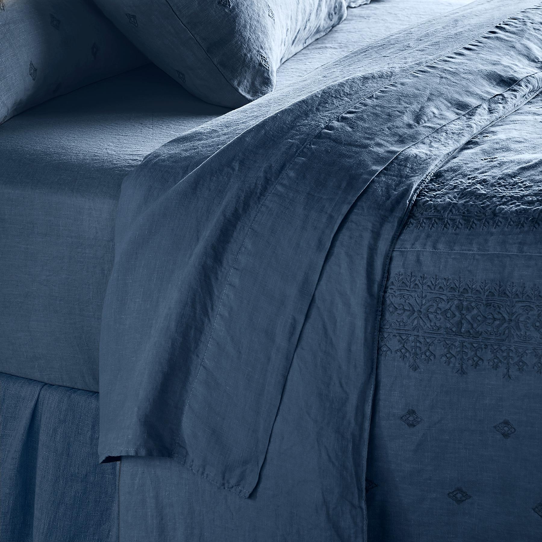 Gossamer Linen Flat Sheet - Blair Catalog