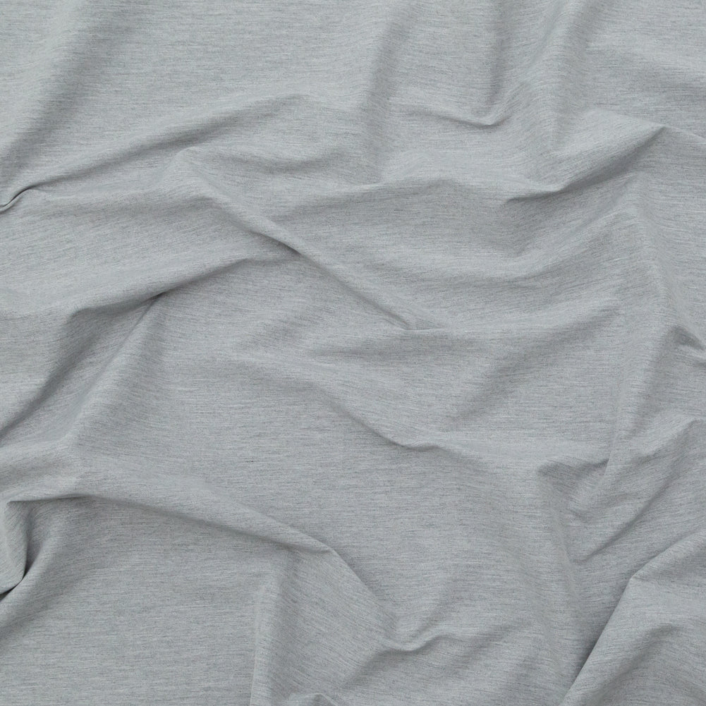 Italian Light Heathered Gray Stretch Starched Rayon Suiting - Joann Fabrics