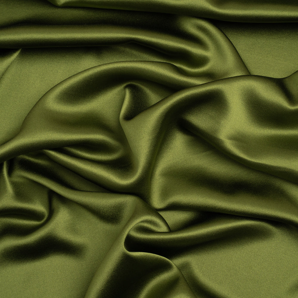 Silk Crepe Back Satin - Pesto Green - Premium Collection - Joann Fabrics