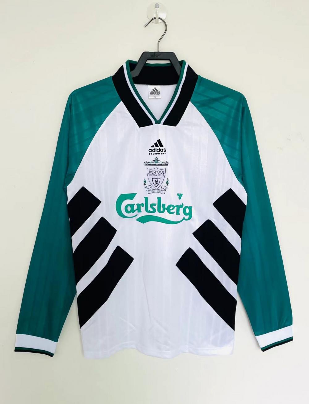 1993/1995 Retro Liverpool Away Football Jersey Long Sleeve 1:1 Thai Quality
