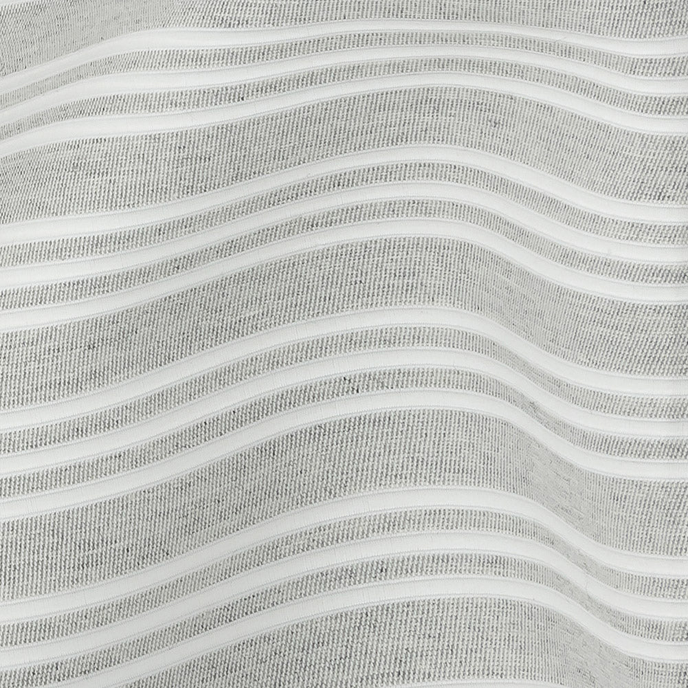 Gray Double Wide Drapery Twill with Raised White Stripes - Joann Fabrics