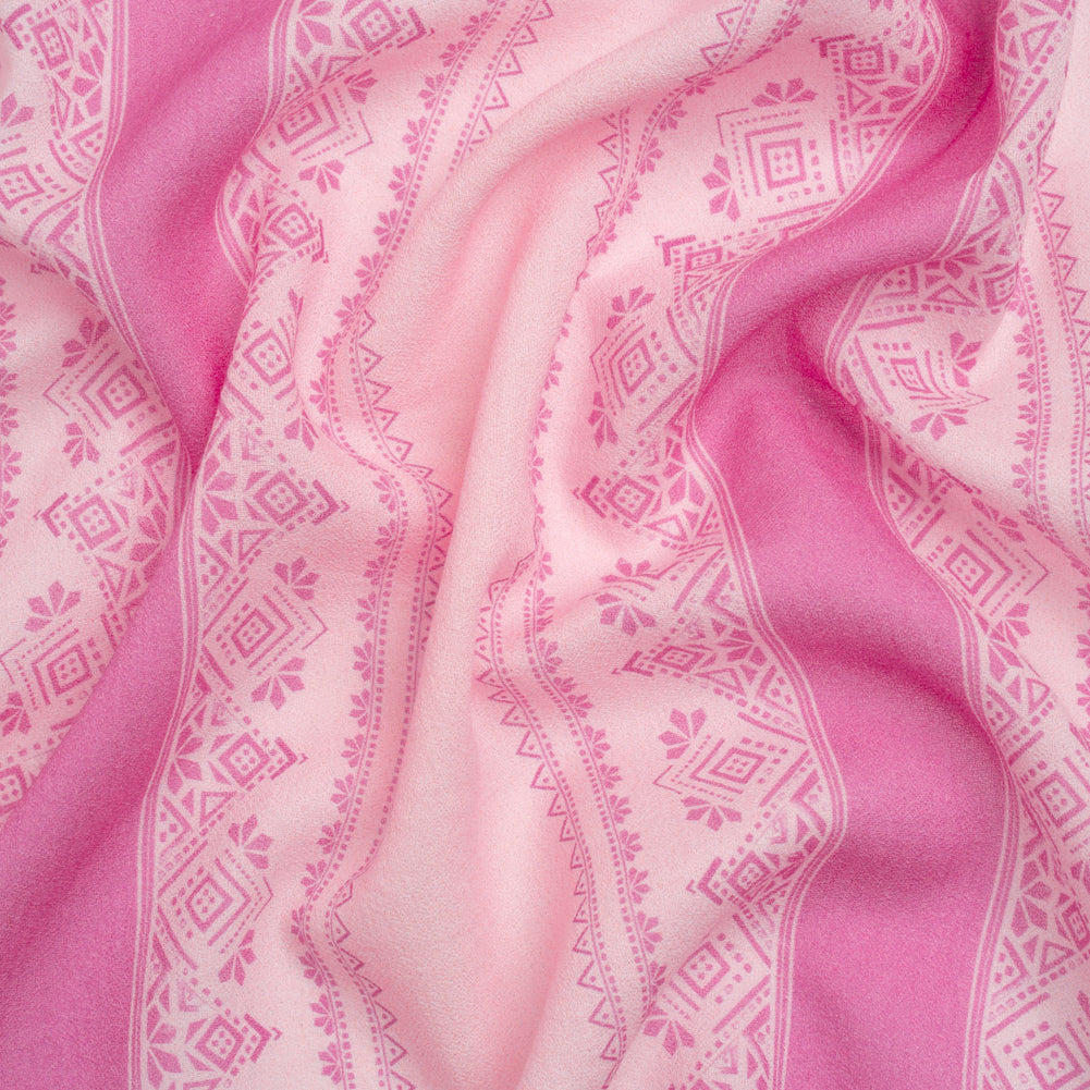 Mood Exclusive Pink Feel the Vibe Cotton Crepe - Joann Fabrics
