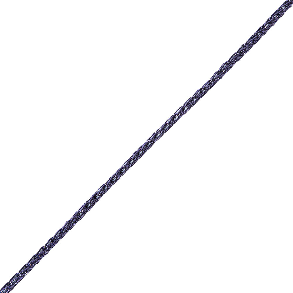 Italian Metallic Indigo Crochet Chain - 0.125