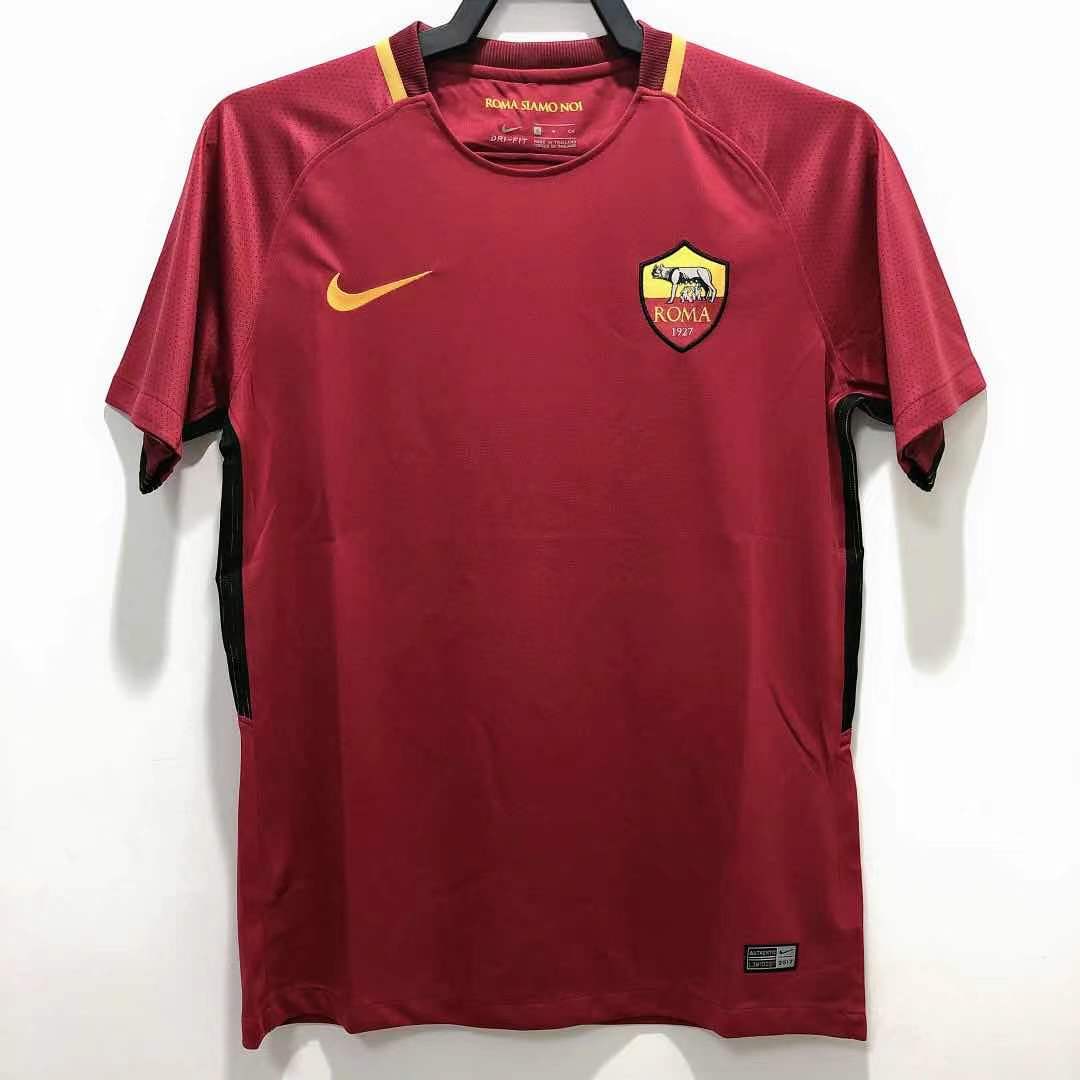 2017/2018 Retro Roma Home Soccer Jersey 1:1 Thai Quality