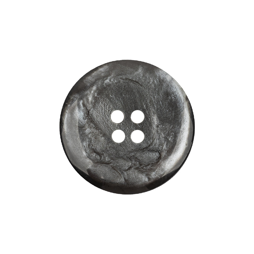 Blue Gray and Brown Iridescent 4-Hole Plastic Saucer Button - 36L/23mm - Joann Fabrics