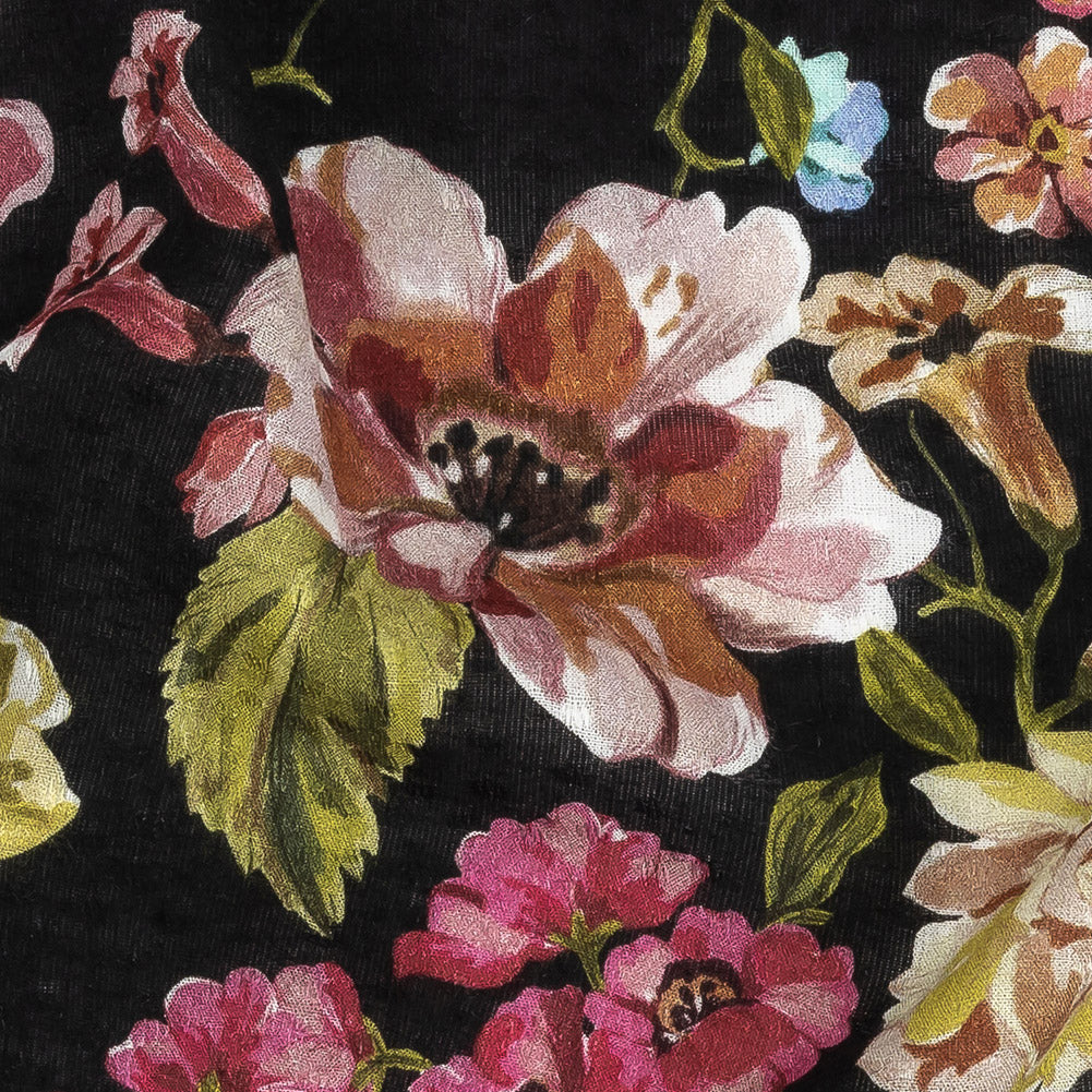 Mood Exclusive Black Inflorescent Wonderwork Spotted Viscose Jacquard - Joann Fabrics