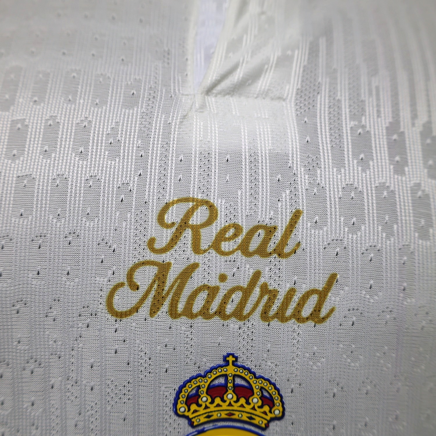 Real Madrid 26-27 White Gold Special Jersey - Player Version - UnitedFutballJersey