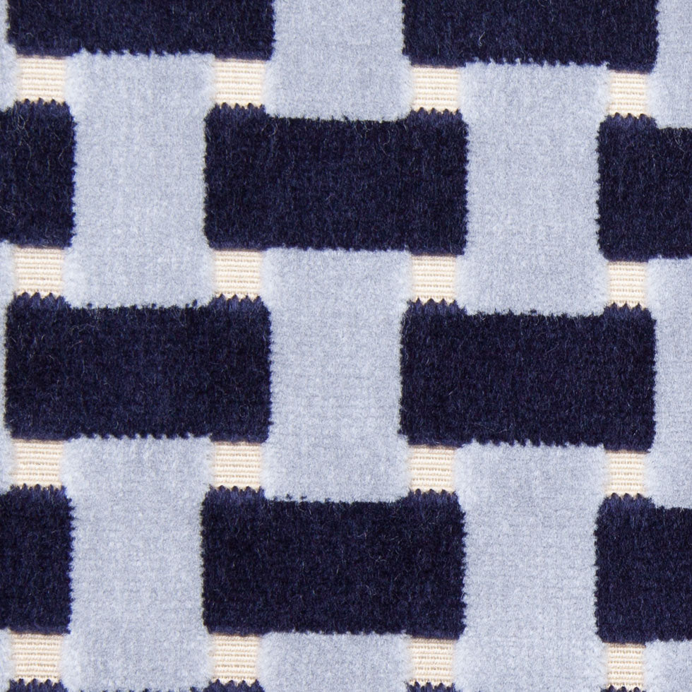 Indigo Lattice Work Cut Velvet Home Decor Fabric - Joann Fabrics