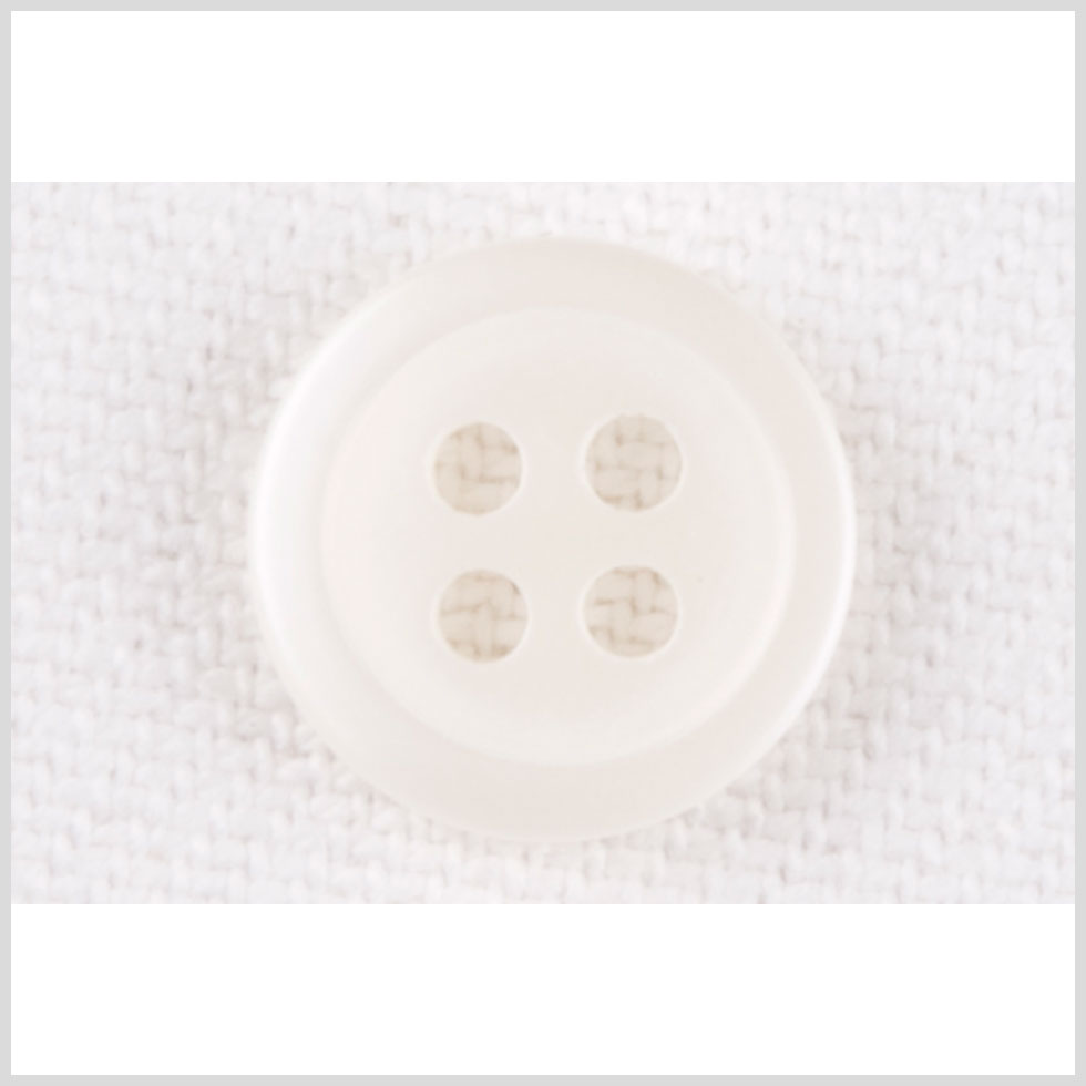 White Plastic Button - 18L/11.5mm - Joann Fabrics