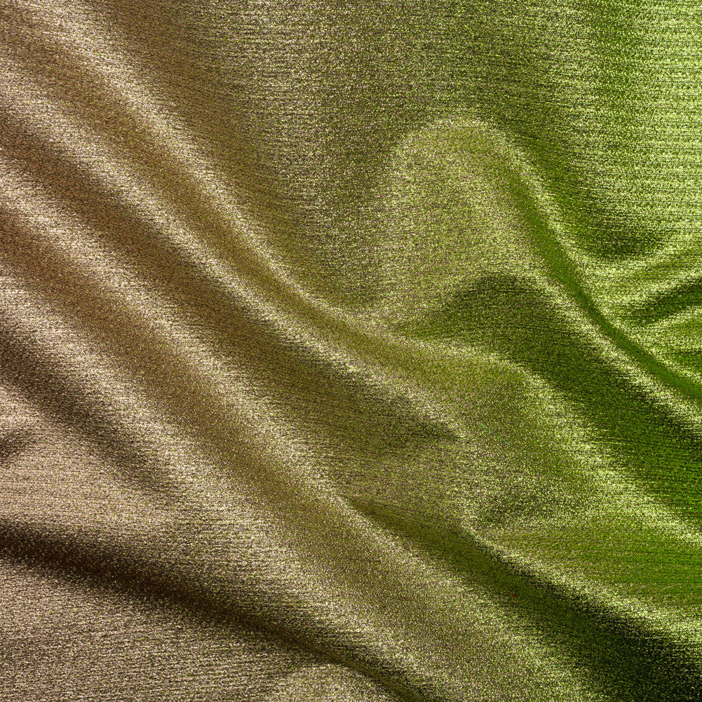 Metallic Luxury Brocade - Lime Green and Gold Crackled Ombre - Joann Fabrics