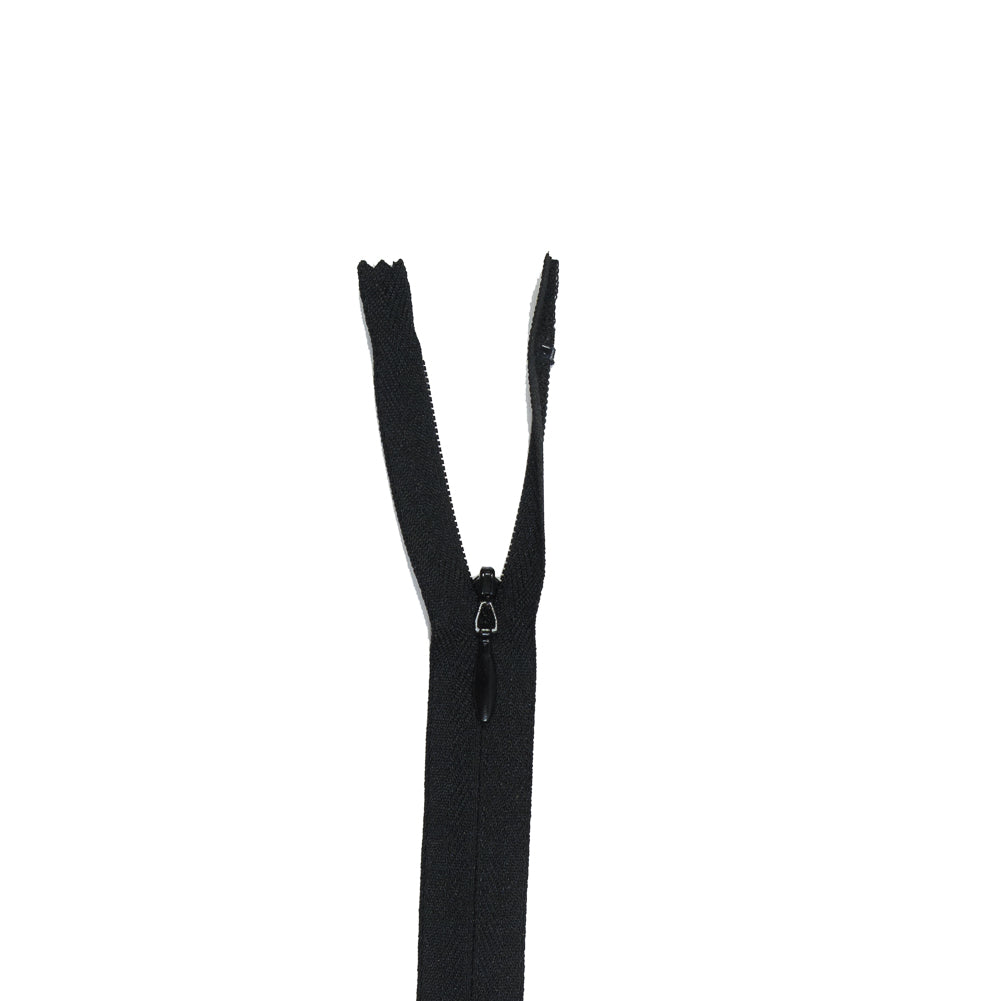 580 Black YKK Invisible Zipper - 8