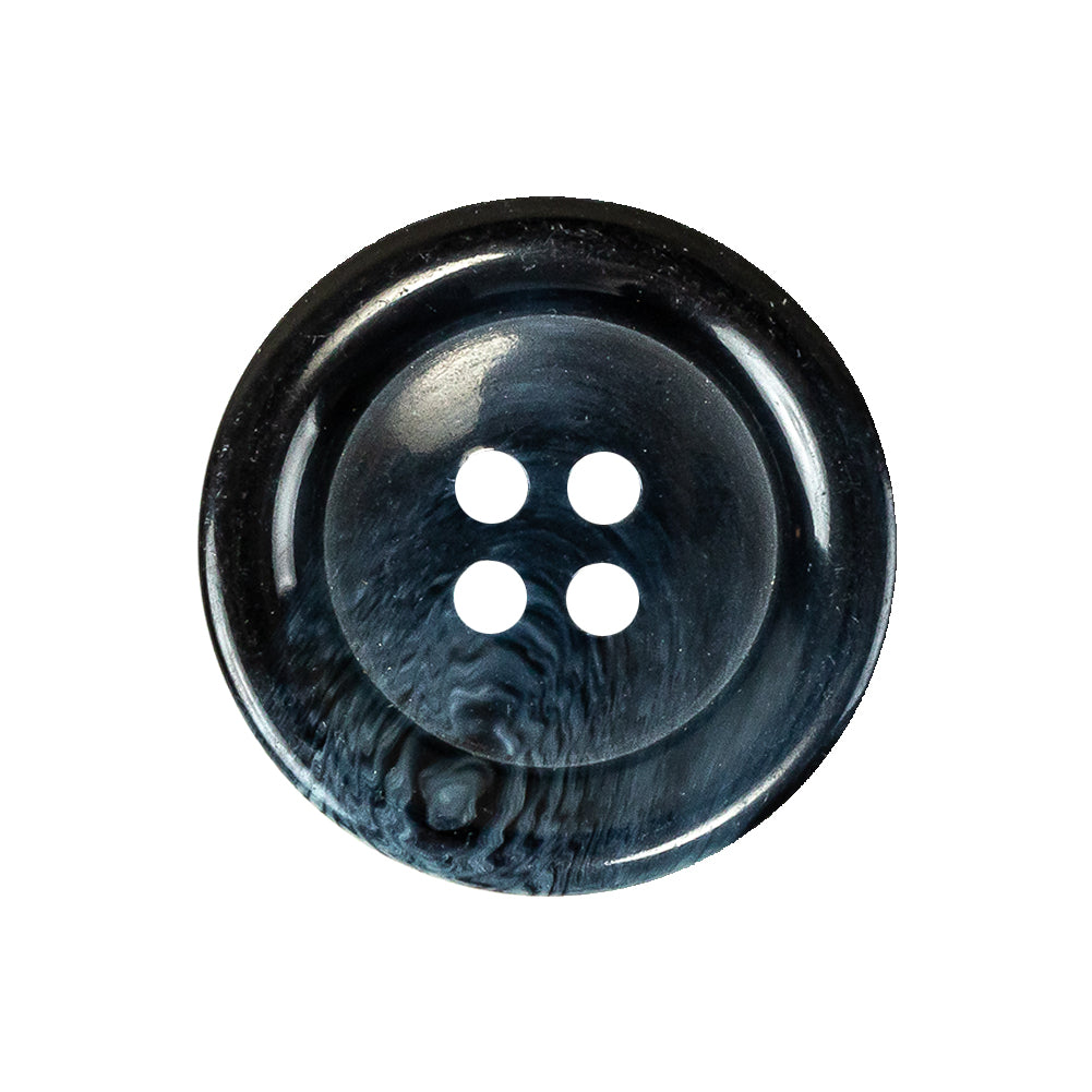 Dark Blue Swirls Plastic 4-Hole Dish Button - 40L/25.5mm - Joann Fabrics