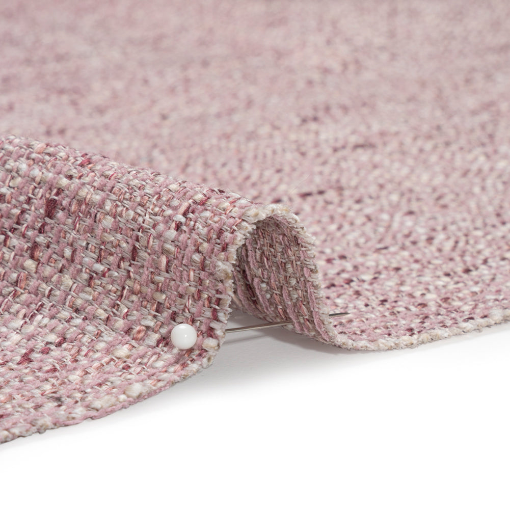 Tweed Upholstery Woven with Latex Backing - Mauve - Heath Collection - Joann Fabrics