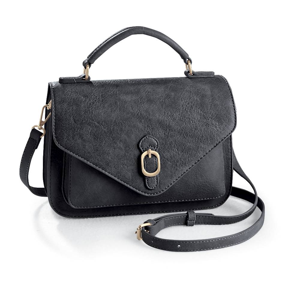 Buckle-Accent Bag, Magnetic Snap Closure, Detachable Strap - Northstyle Catalog