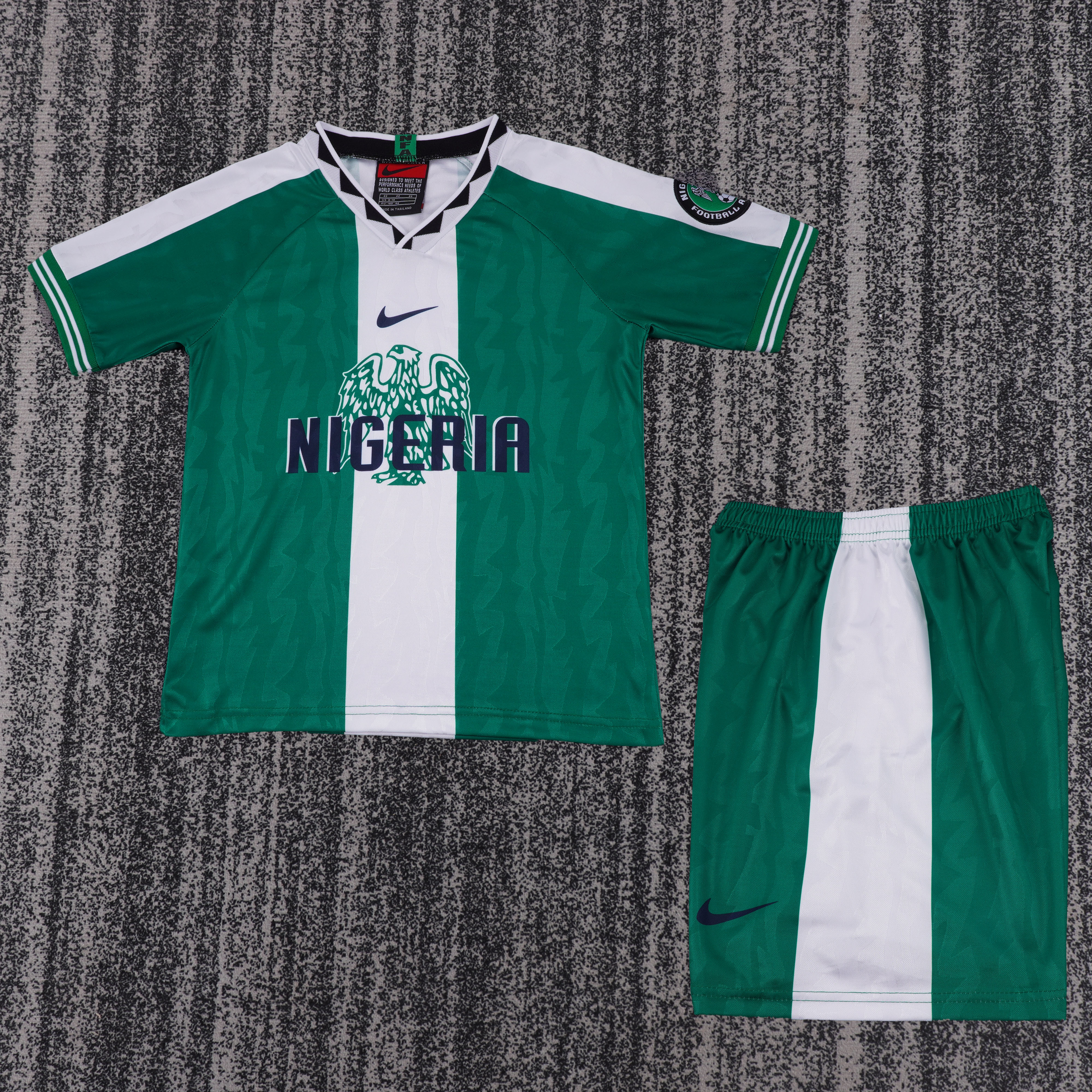 1996 Retro Nigeria National Team Home Football Jersey 1:1 Thai Quality Kids Size