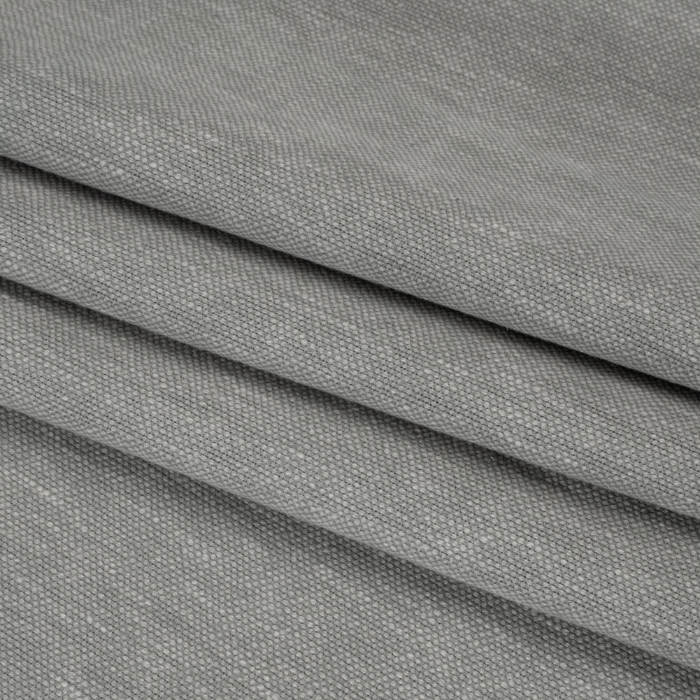 Linen Look Recycled Polyester and Cotton Woven - Silver - British Imported - Joann Fabrics