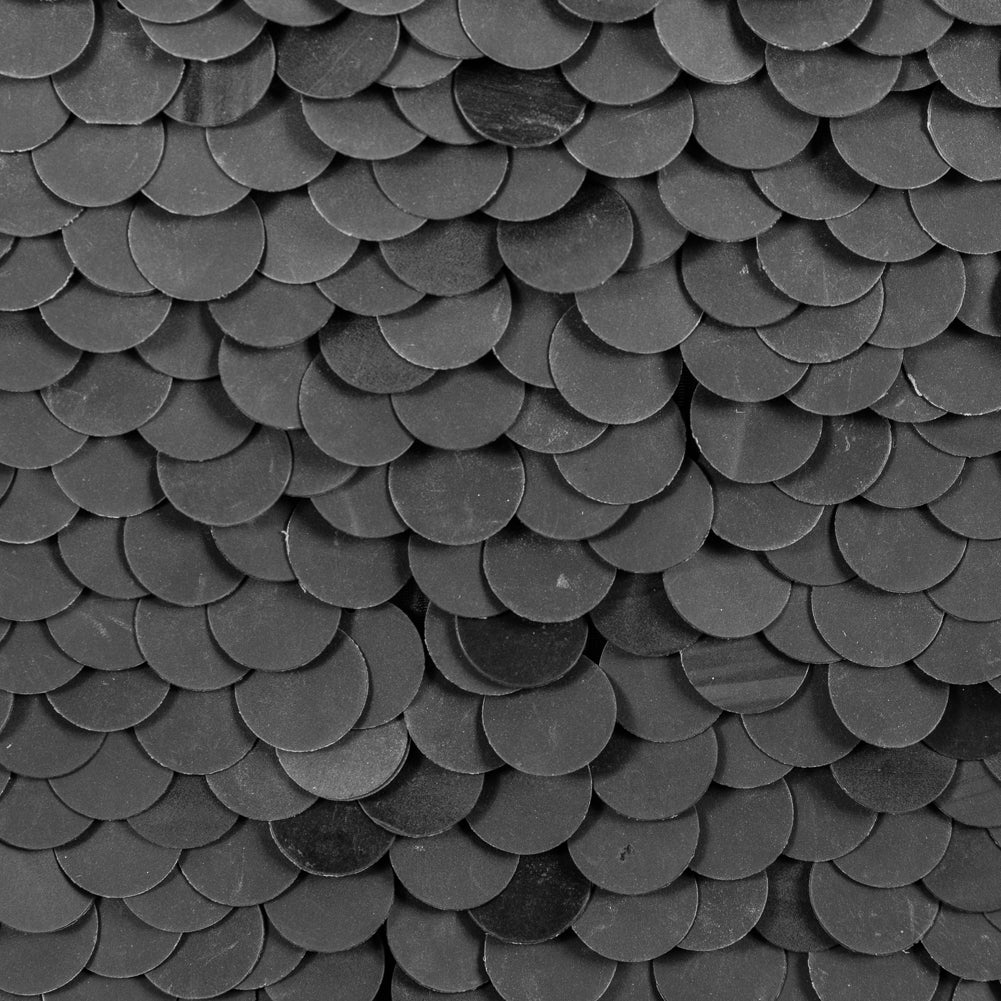 Phillip Lim Black Paillette Sequins on a Crinkled Silk Georgette - Joann Fabrics
