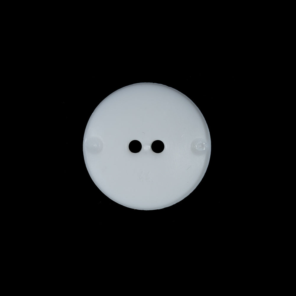 White Etched 2-Hole Plastic Button - 28L/18mm - Joann Fabrics