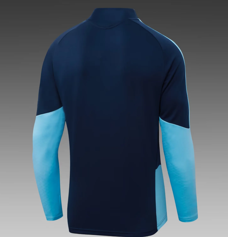 2025/2026 Argentina Half-Pull Training Suit Royal Blue Jersey Set