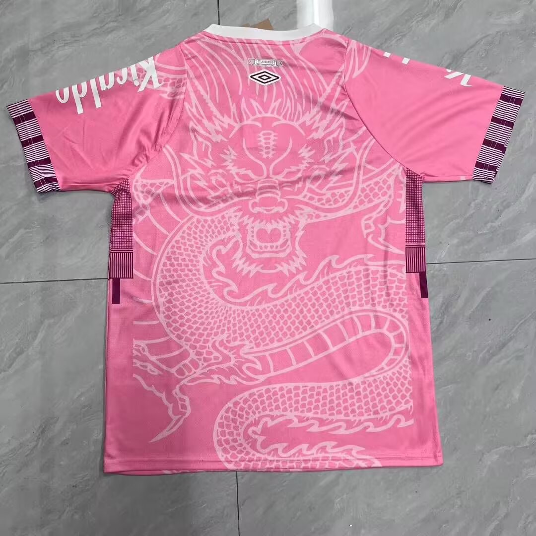 2025/2026 Santos Special Edition pink Football Jersey 1:1 Thai Quality