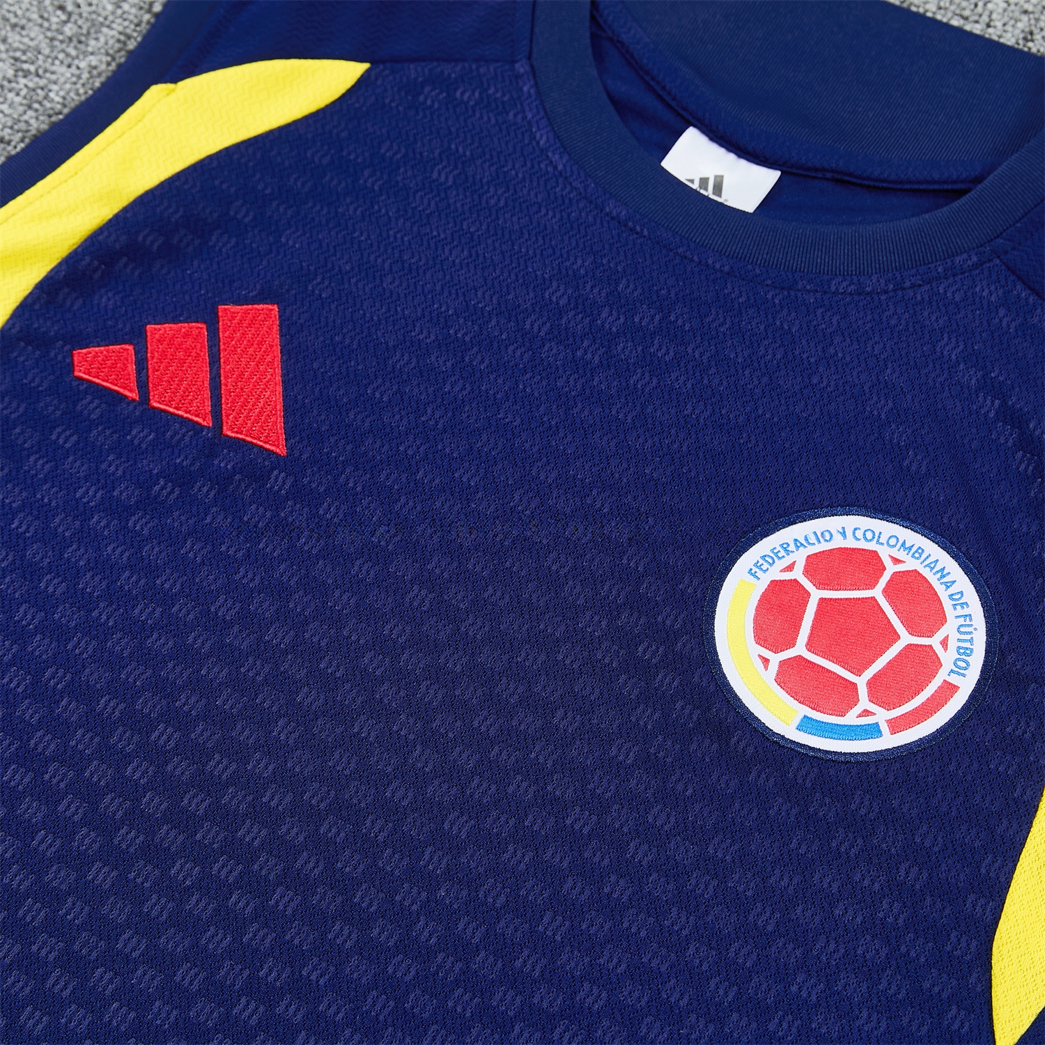Colombia 2026 Vest Training Set - Dark Blue Vest and Shorts - UnitedFutballJersey